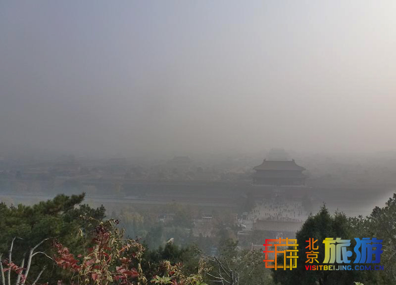北京雾霾中的一天
