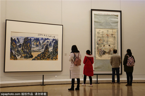 “时代精神——西安美术学院作品展”在京举行