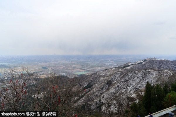 北京西山的“晴雪”