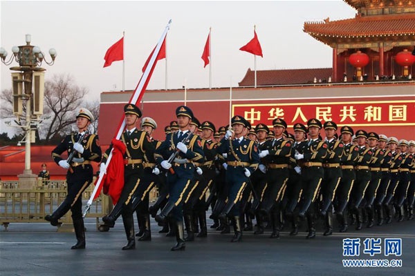 天安门广场升旗仪式新变化