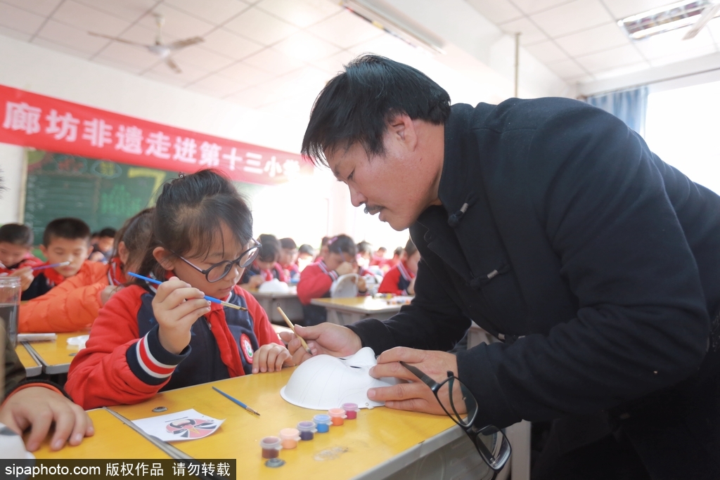 河北廊坊：非遗走进小学