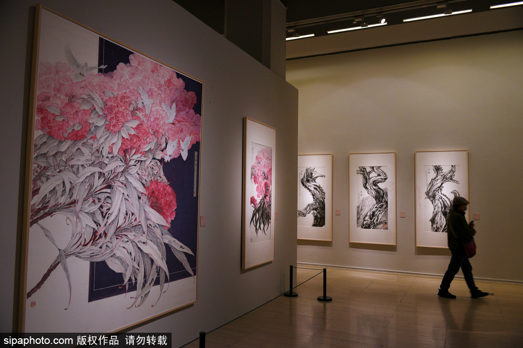 甬上三境——李采姣花鸟作品展在中国美术馆开展