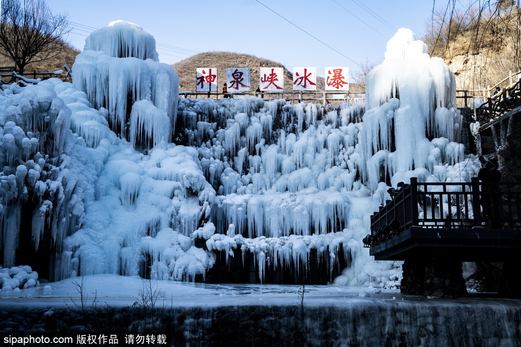 门头沟：神泉峡冰瀑