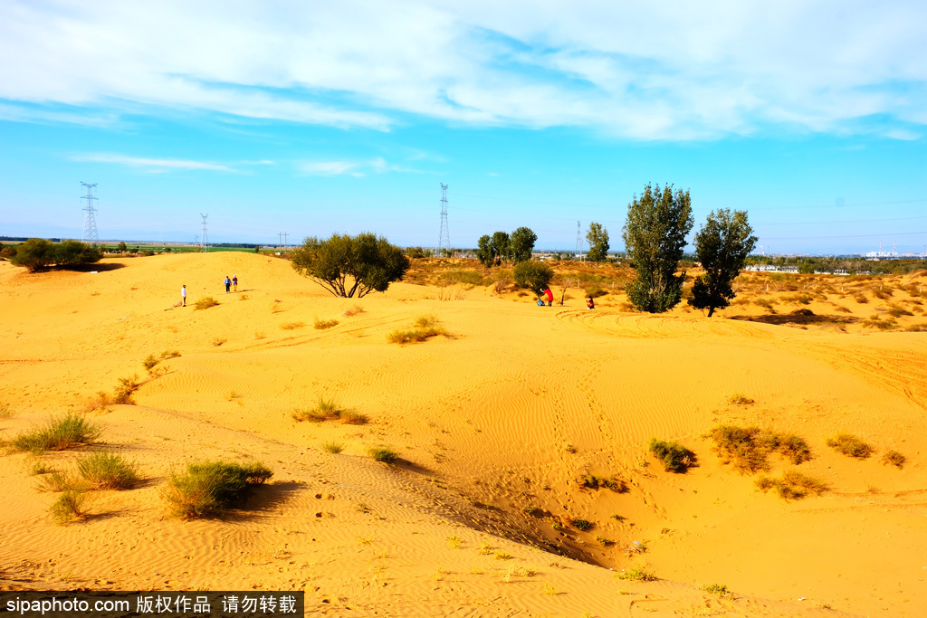 库布齐沙漠 穿越之旅的打卡地