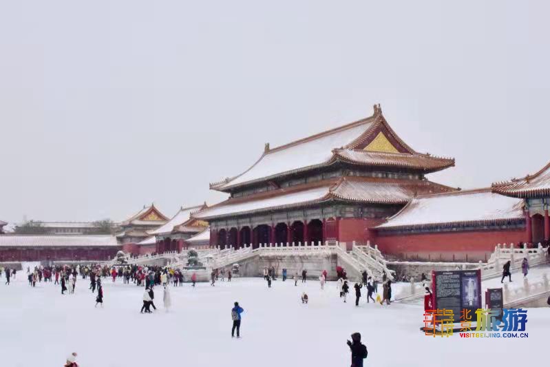 北京雪景，银装素裹美景如画！
