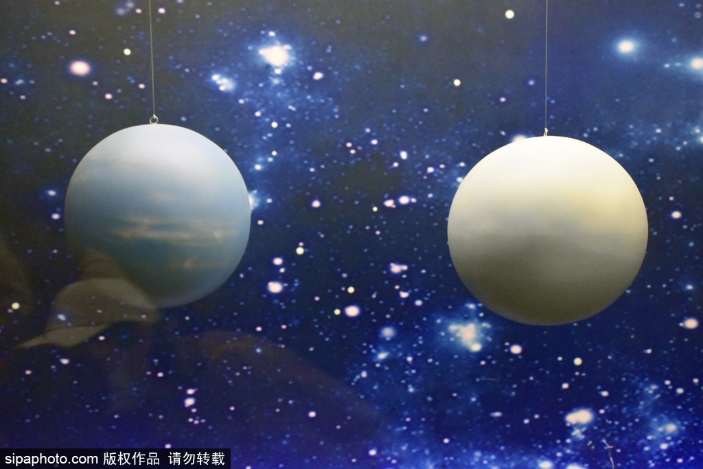 北京天文馆太阳家族展区，领略太阳系行星集合体风采