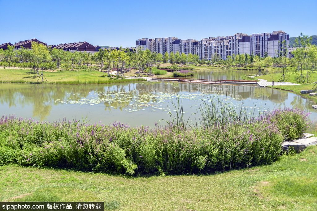 北京新建的画眉山滨水公园正式开园