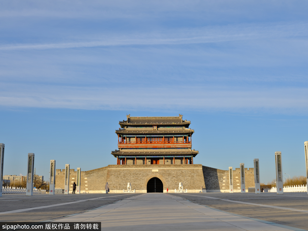 北京中轴线之永定门城楼