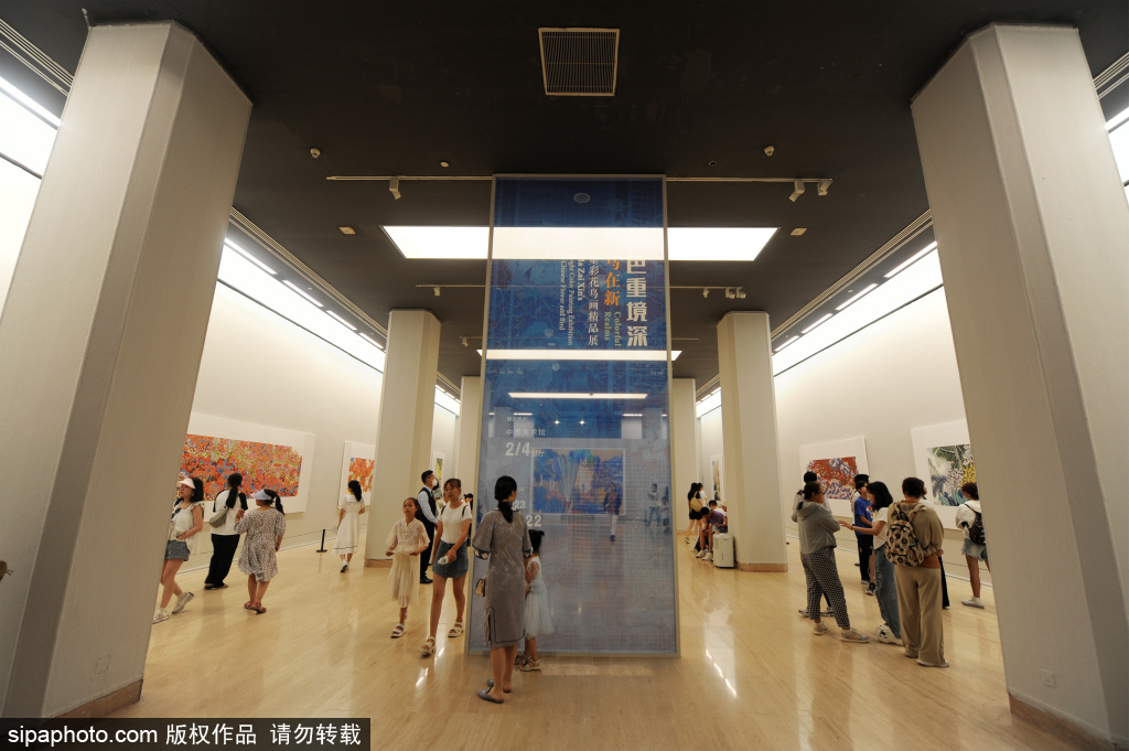 色重境深——马在新重彩花鸟画精品展在京开展