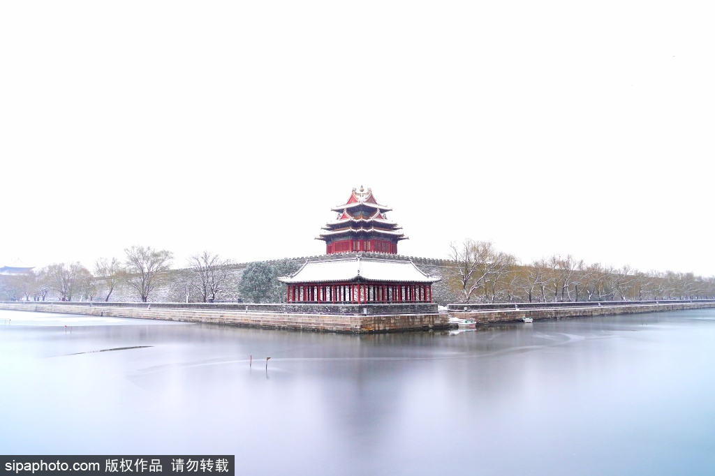 雪后北京银装素裹美景如画