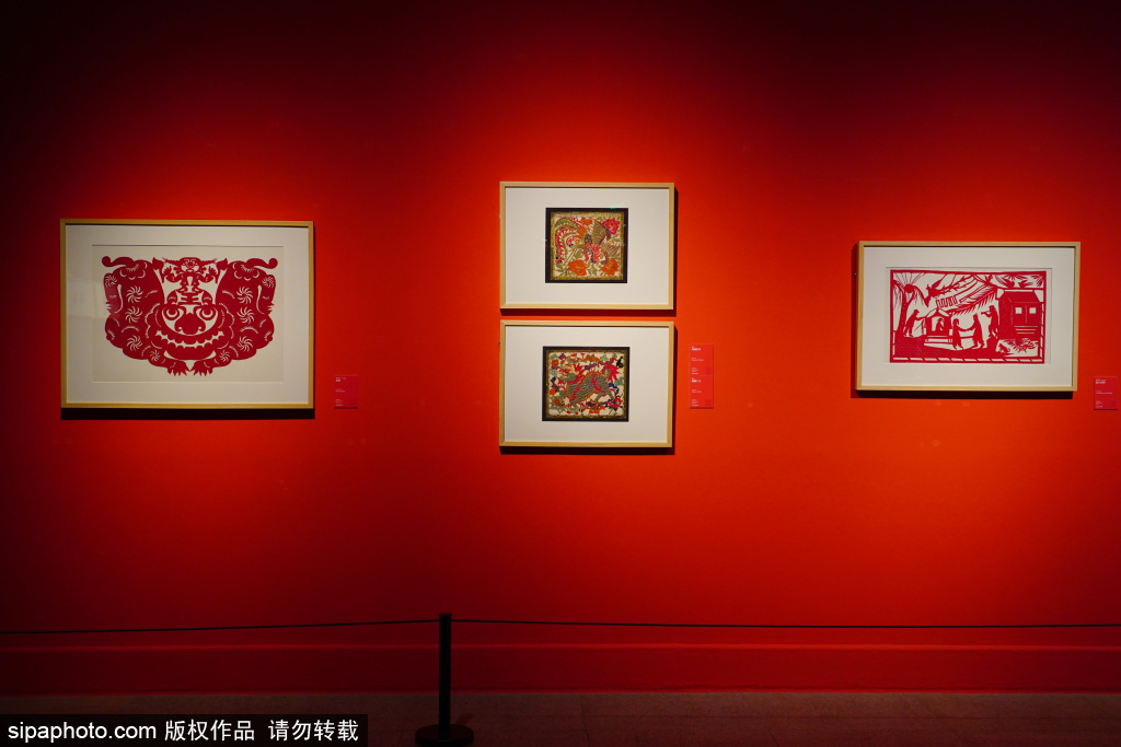 中国美术馆藏剪纸艺术展人气高，260余件精选作品让人大开眼界