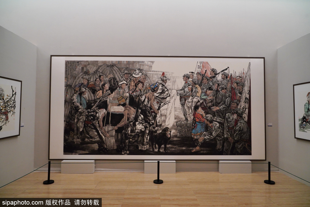 中国美术馆展出王万成从艺40年中国画作品 感受水墨语言的视觉冲击力