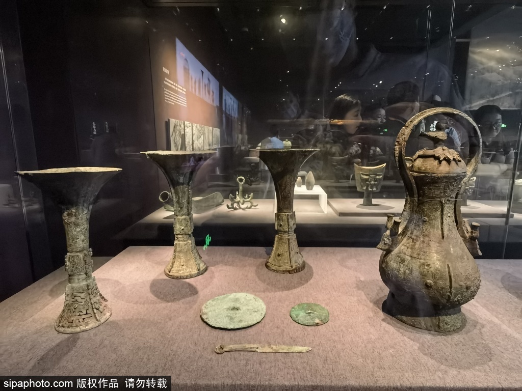中国考古博物馆里的精美青铜器