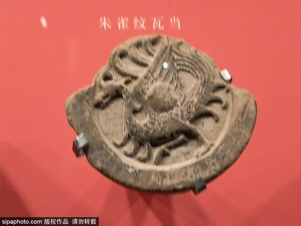 中国考古博物馆里展出绝美中国古代瓦当