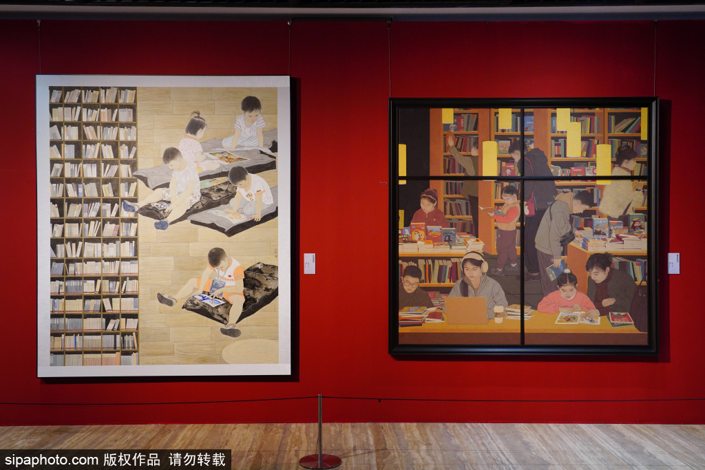 200余件优秀作品亮相中国国家画院 凝结首都美术五年来新成果