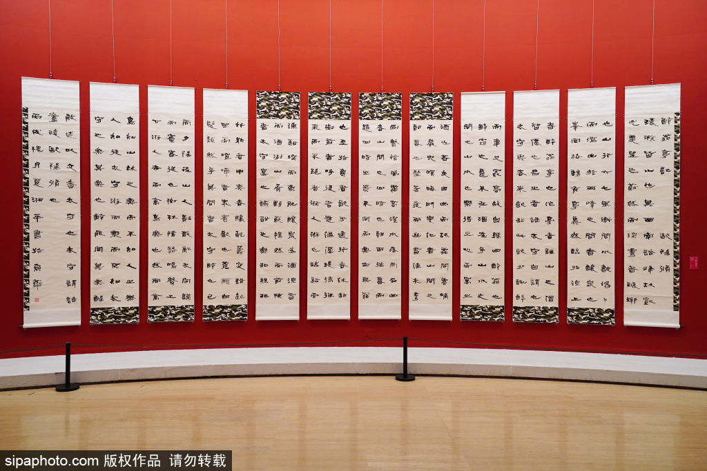 蕴含古逸之气如品醇醪！夏湘平书法艺术作品在中国美术馆展出