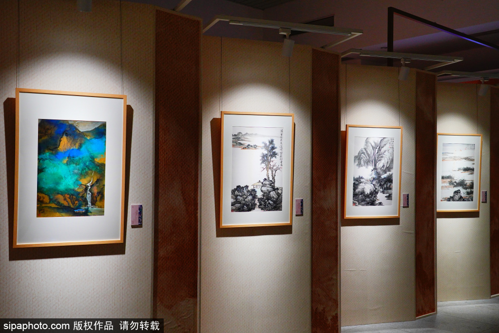 刘怀山中国画展亮相中国园林博物馆