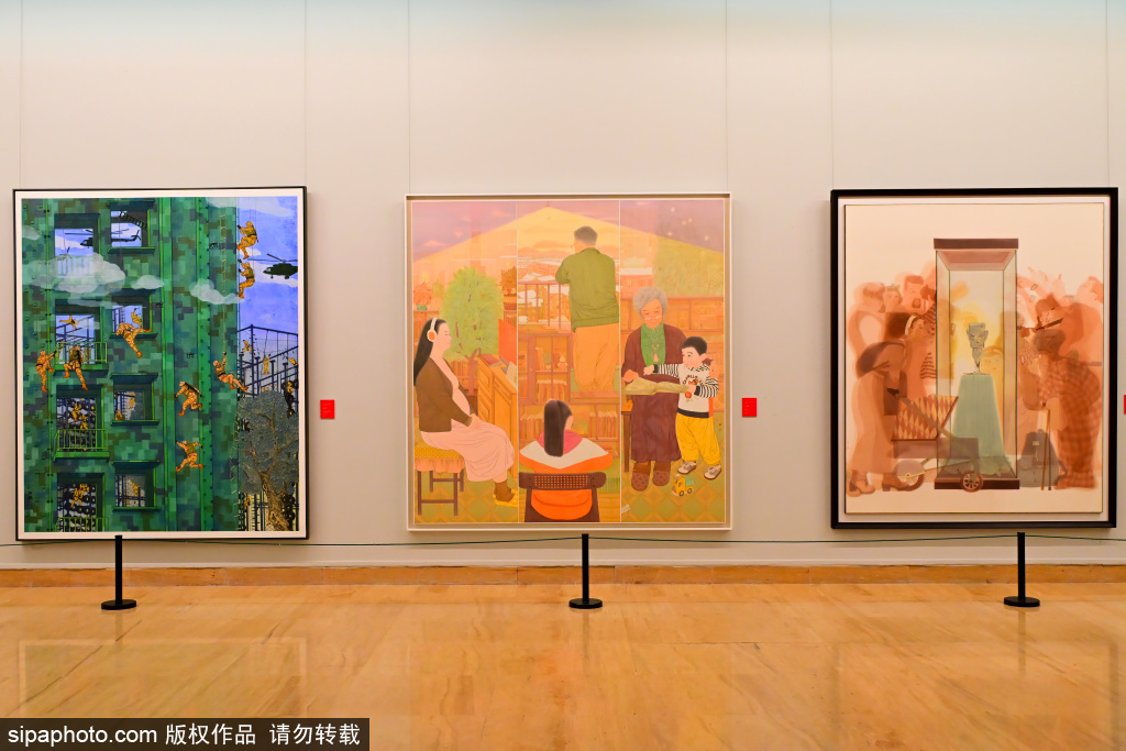 “第十二届中国工笔画作品展”在中国美术馆展出