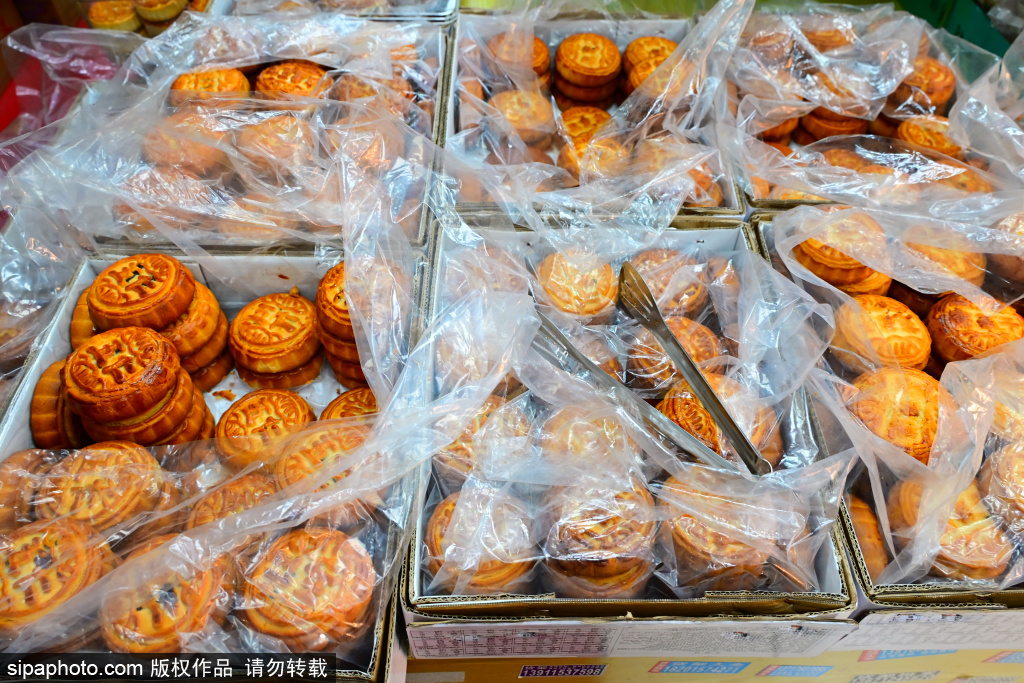 苹东市集老式月饼 传统工艺留住旧时光