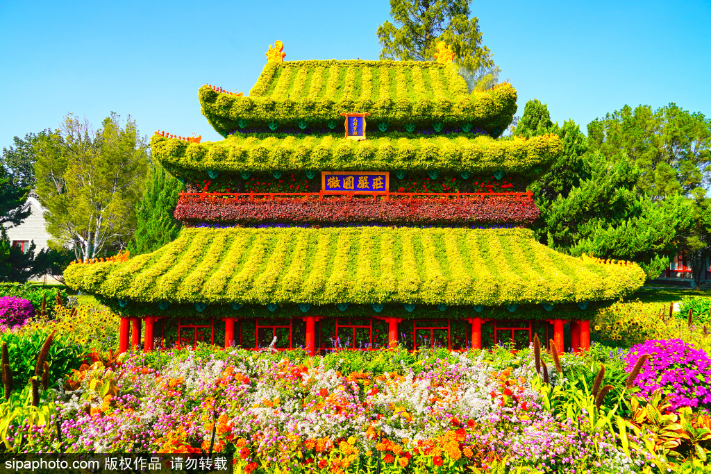 北海公园打造阐福寺大佛殿微缩景观