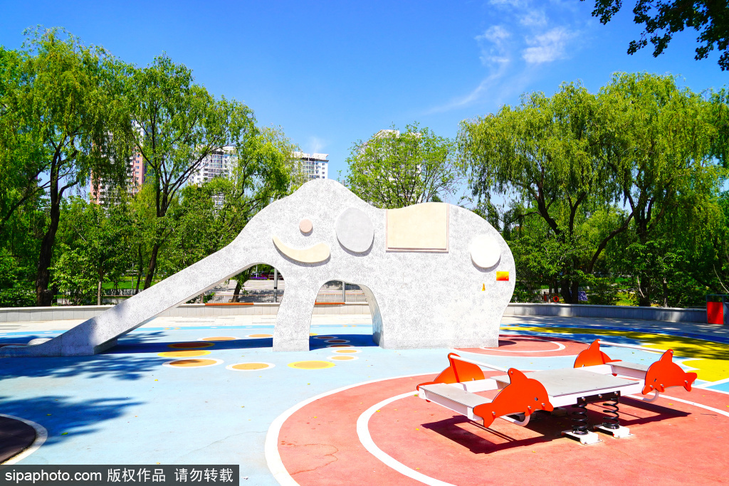 北小河“网红”大象滑梯，东方美学在亲子空间里兼具颜值与温度