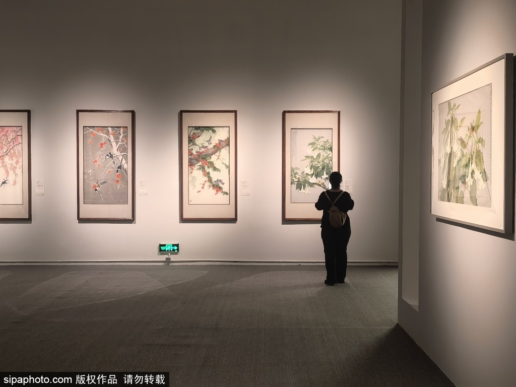 刘墉艺术作品展亮相国博