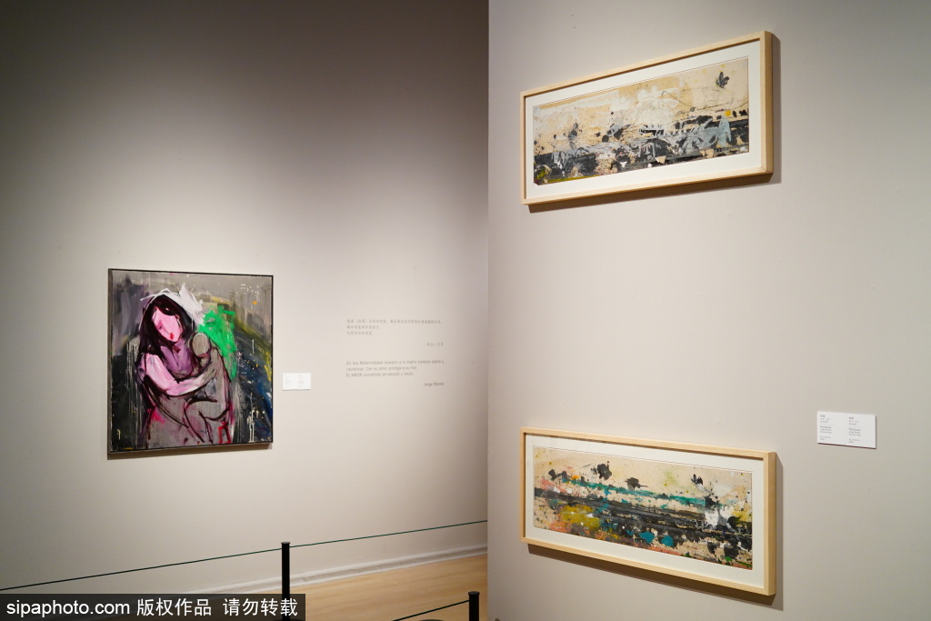 表现的力量——乔治·兰多艺术展  以画笔诠释母爱的深沉力量