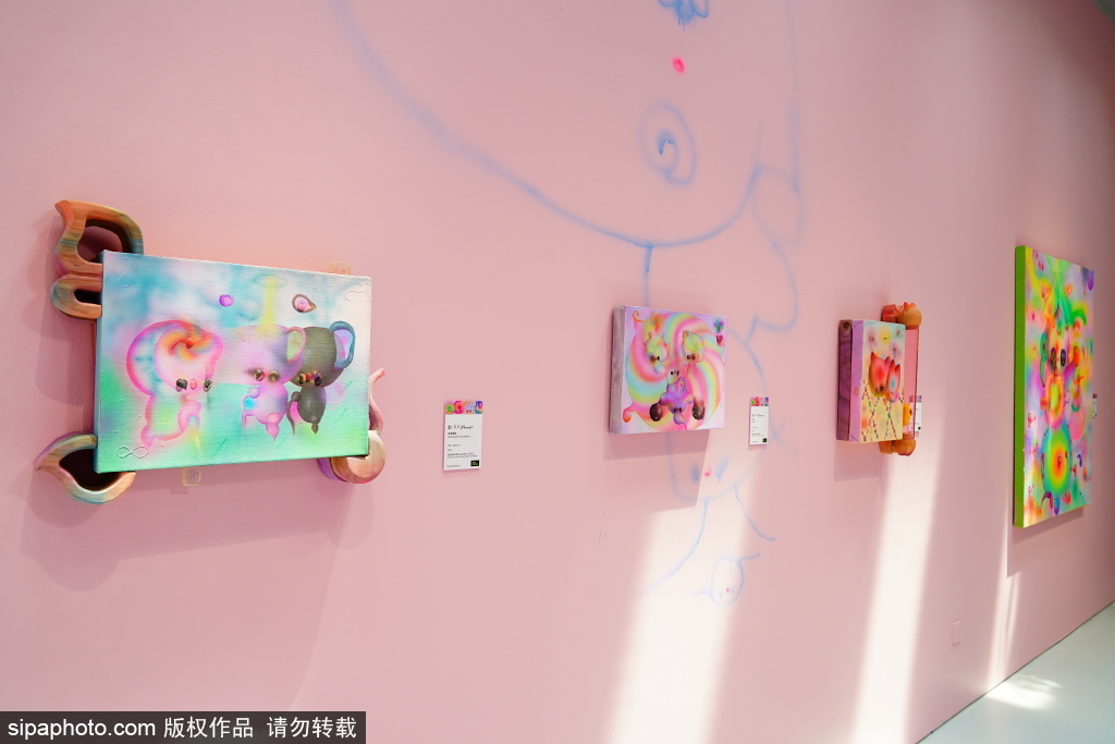 艺术家能尖日疗愈艺术作品《元初之浆》