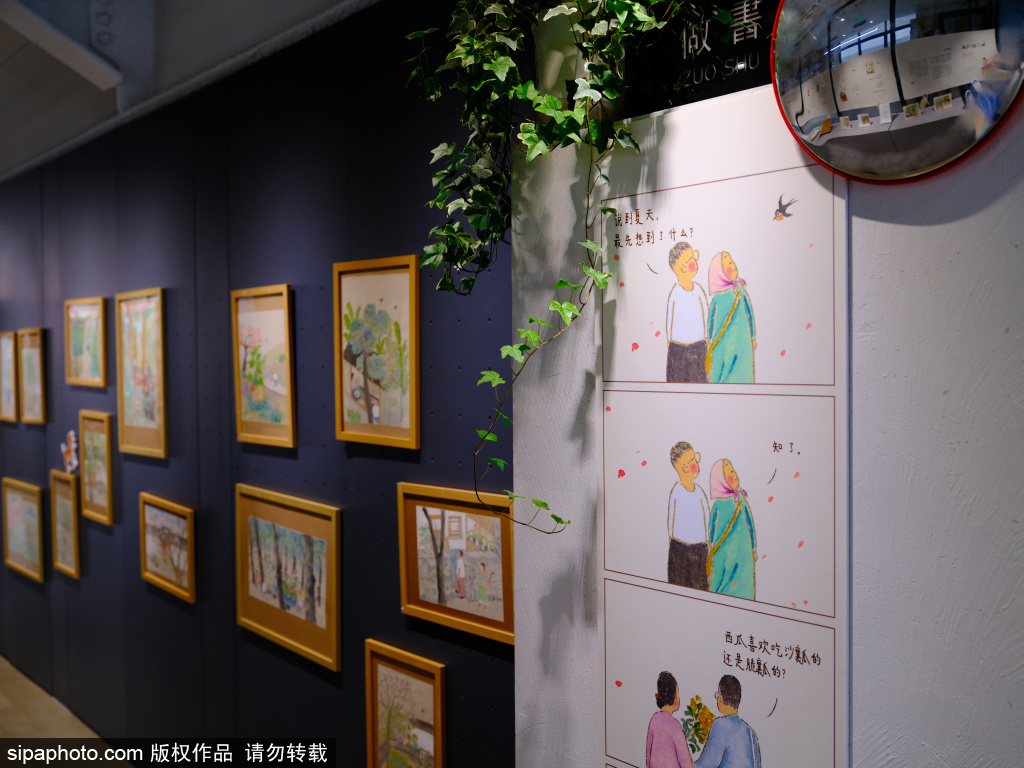 隆福寺历史文化街区 夏日里的高人气画展