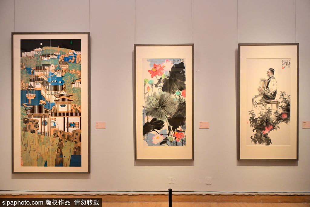 中国美术馆“文心墨韵——中央文史研究馆成立75周年成果展”