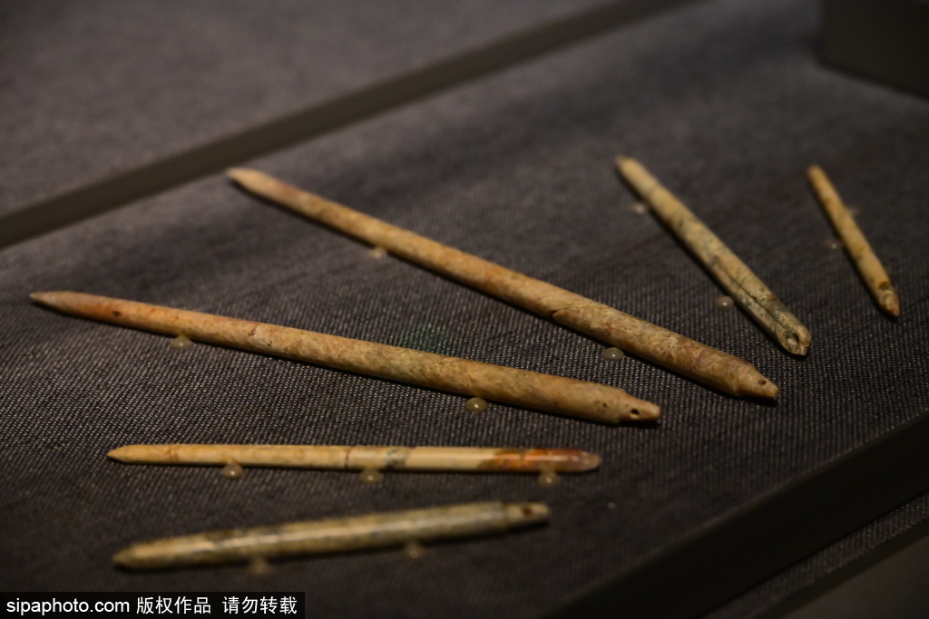 中国考古博物馆上新展示良渚遗址出土文物