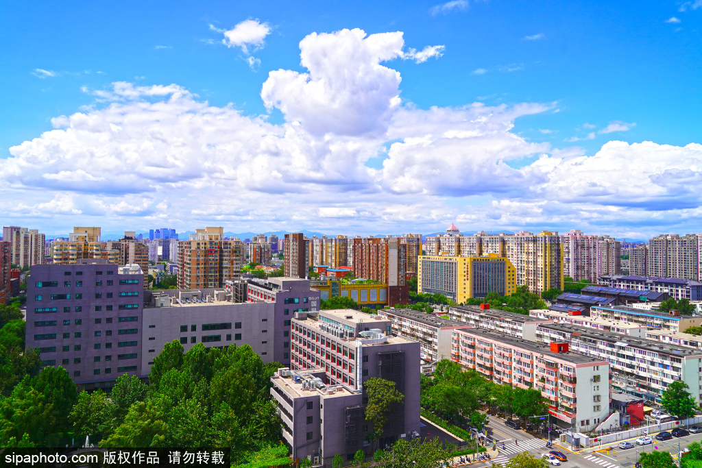 北京高颜值蓝天白云