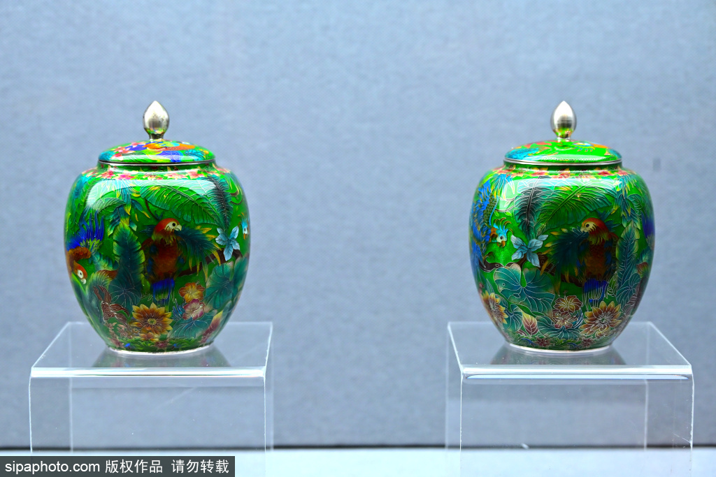 中国美术馆“大匠之道——熊松涛掐丝珐琅艺术展”
