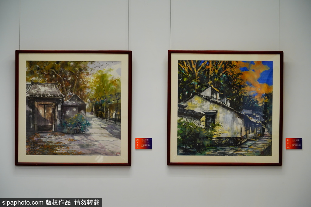“朝花夕拾——郝竞存水墨画展”让水墨融入园景